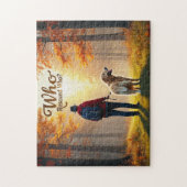 Wer rettete Wer - Der goldene Retriever Puzzle (Vertikal)