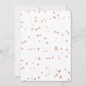 Wer sagte es Baby Duschspiel Einladung (Rückseite)