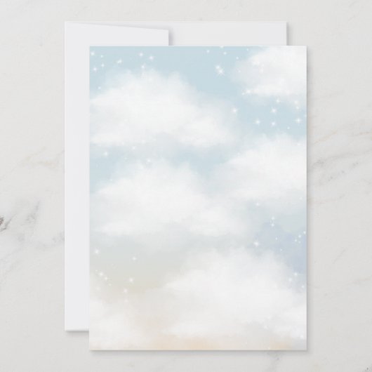 Wer sagte es Mama? | Daddy Baby Showcard Einladung (Rückseite)