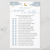 Wer sagte es Mama oder Daddy Baby Game Twinkle Sta (Vorderseite)