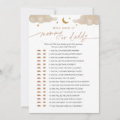 Wer sagte es Mama oder Daddy Baby Game Twinkle Sta Einladung (Vorderseite)