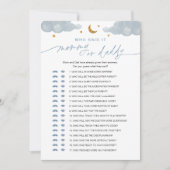 Wer sagte es Mama oder Daddy Baby Game Twinkle Sta Einladung (Vorderseite)