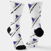 Wer sagte, ich sei normal? Bell Curve Geek Spaß Socken (Gewinkelt)