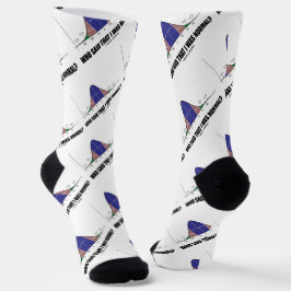 Wer sagte, ich sei normal? Bell Curve Geek Spaß Socken
