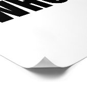 Wer sagte, ich sei normal? (Bell Curve-Spaß) Poster (Ecke)