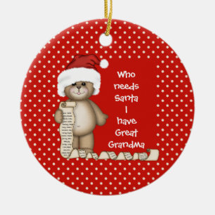 Wer Sankt. benötigt. Große Keramikornament