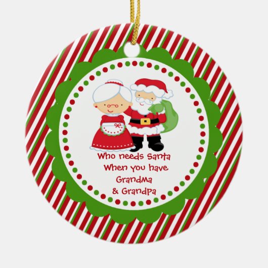 Wer Sankt benötigt. Keramik Ornament (Vorne)