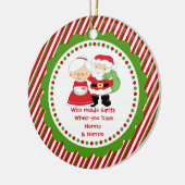 Wer Sankt benötigt. Nonna u. Nonno Großvater Keramikornament (Links)