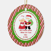 Wer Sankt benötigt. Oma u. Opa Keramikornament (Links)