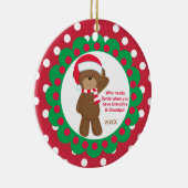 Wer Santa Grandma & Opa Bären Ornament braucht (Rechts)