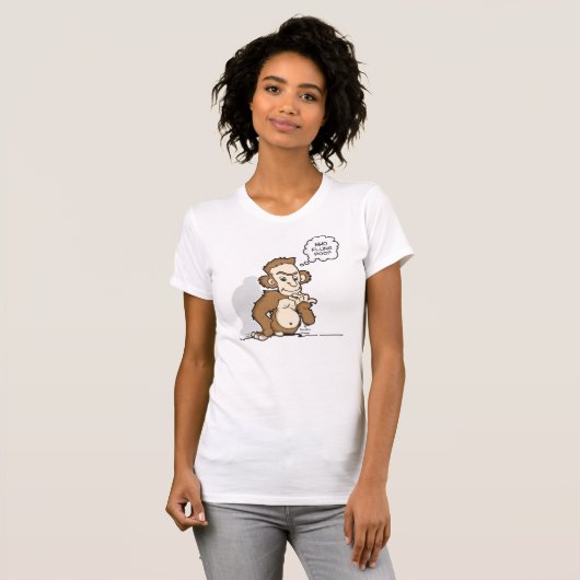 Wer schleuderte Poo? T-Shirt (Vorne ganz)