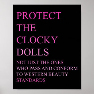 Wer sich den westlichen Schönheitsstandards anpass Poster
