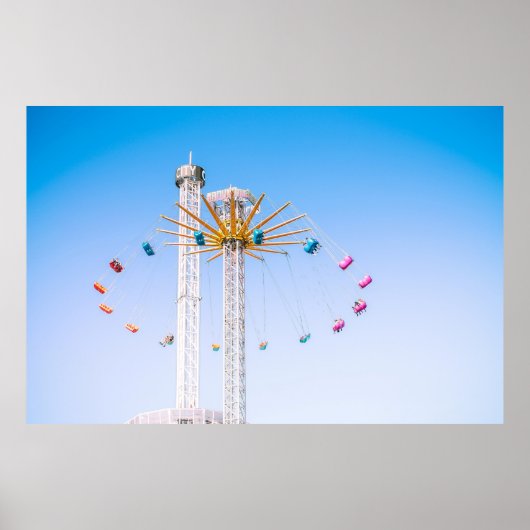 Wer sich mit schwindelerregendem Foto bewegt, fähr Poster (Vorne)