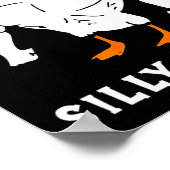 Wer Sie Albern Gans Funny Gym Meme nennen Poster (Ecke)