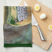 Wer Sie Callin Huhn Handtuch (Viertel Falte)