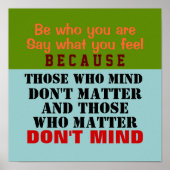 WER SIE SIND ~ 12X12 Poster (Vorne)