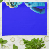 "Wer sieht dich an" Küchentuch (Gefaltet)