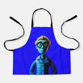 Wer sieht dich an" Schürze? Schürze (Vorderseite)