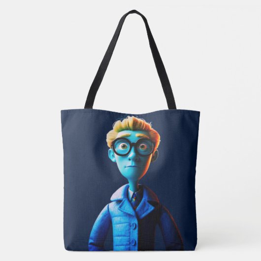 Wer sieht dich Tote Bag an? Tasche (Rückseite)