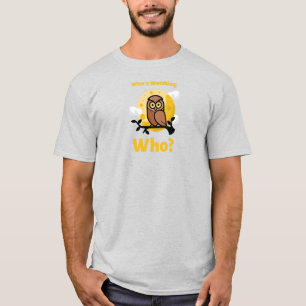 Wer sieht wem zu? Vogelbeobachter Watcher Hobby T  T-Shirt