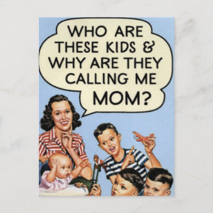 Wer sind diese Kinder Postkarte