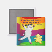 Wer Singen will, findet immer ein Lied Magnet (Vorderseite/Rückseite)