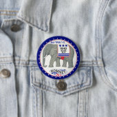 Wer sonst aber Romney? Button (Beispiel)