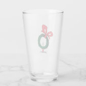 Wer späht durch den Weihnachtskranz Glas (Rückseite)