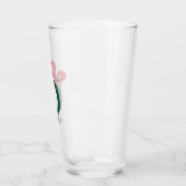 Wer späht durch den Weihnachtskranz Glas (Links)