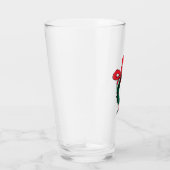 Wer späht durch den Weihnachtskranz Glas (Rechts)
