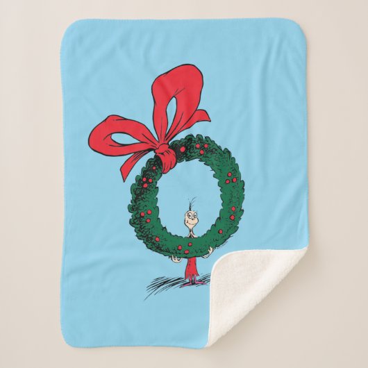Wer späht durch den Weihnachtskranz Sherpadecke (Vorderseite)