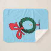 Wer späht durch den Weihnachtskranz Sherpadecke (Vorderseite (Horizontal))