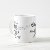 "Wer sprach?" Tasse (Vorderseite Links)