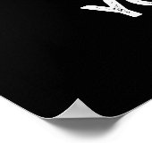 Wer stinst du, du bist lustige Mülleimer dunkle BG Poster (Ecke)