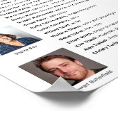 Wer studiert Philosophie Poster drucken (Ecke)