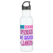 Wer Superhelden braucht, den haben wir Opa Edelstahlflasche (Vorderseite)