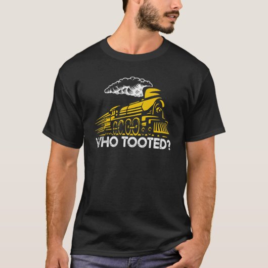 Wer Tooot Motor Eisenbahn-Leiter T-Shirt (Vorderseite)
