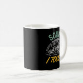 Wer tooted Zug Männer Funny Train Liebhaber Sorry, Kaffeetasse (VorderseiteRechts)