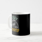 Wer tooted Zug Männer Funny Train Liebhaber Sorry, Kaffeetasse (Vorderseite Links)