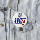Wer tötete JFK? Button (Beispiel)