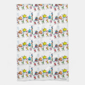 Wer trägt das Weihnachtsfestmahl? Geschirrtuch (Vertikal)