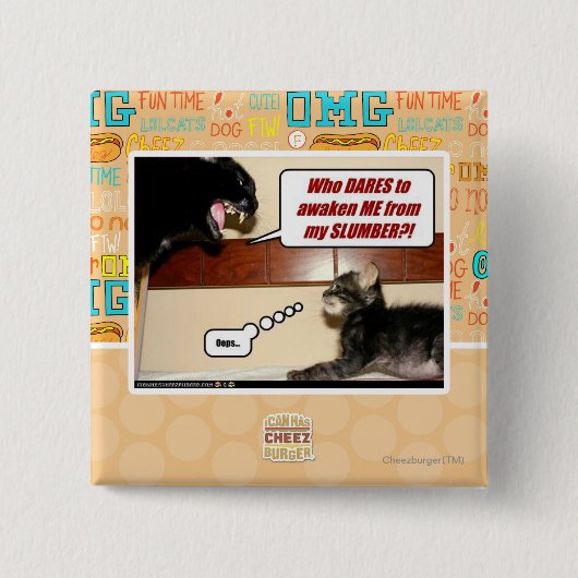 Wer traut sich wecken mich? button (Vorderseite)