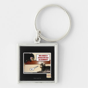 Wer traut sich wecken mich? schlüsselanhänger