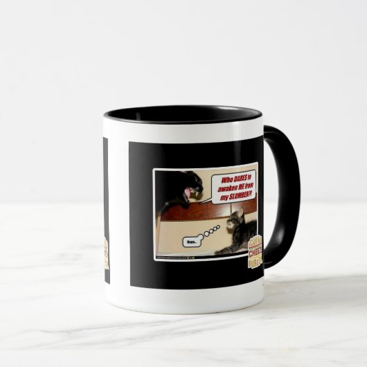 Wer traut sich wecken mich? tasse (VorderseiteRechts)