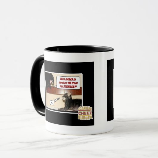 Wer traut sich wecken mich? tasse (Vorderseite Links)