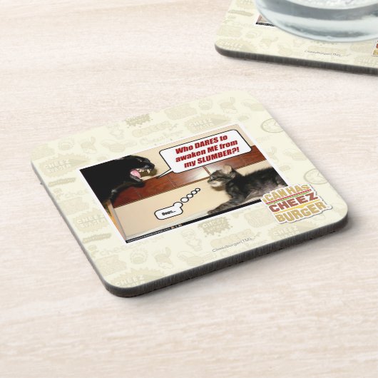 Wer traut sich wecken mich? untersetzer (Linke Seite)