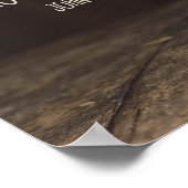 Wer und wann poster (Ecke)