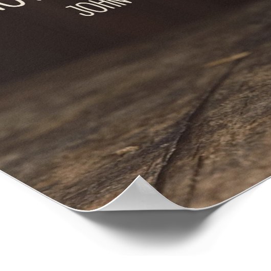 Wer und wann poster (Ecke)