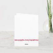 Wer - Valentinkarte Feiertagskarte (Rückseite)