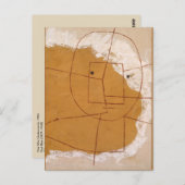 Wer versteht, Paul Klee Postkarte (Vorne/Hinten)